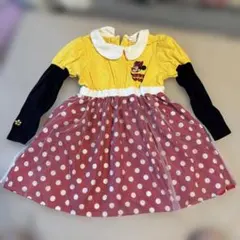 ミニー　長袖　ワンピース