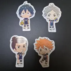 ハイキュー　ホログラムステッカー　日向翔陽　菅原孝支　東峰旭　山口忠　烏野