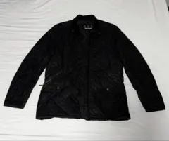 Barbour ブラック キルティングジャケット M
