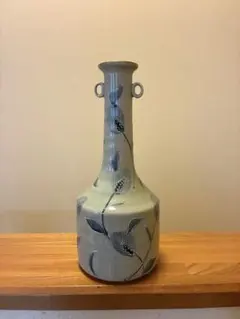 谷口幸夫作　九谷焼　陶器花入