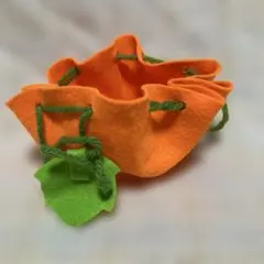 ハロウィン パンプキン フェルト 小物入れ