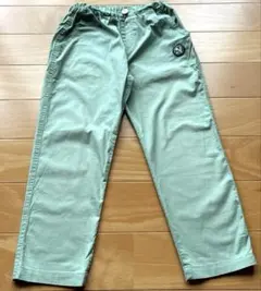 べべ　BeBe 男の子　120 春　ズボン　ミントグリーン　ロングパンツ　綿