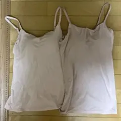 エアリズムとトップバリュのキャミソール2枚セット