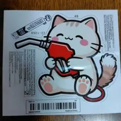 evolution0120様専用／猫 ガソリン給油口 ステッカーのサムネイル