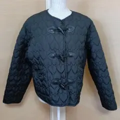 ブラック キルティングジャケット