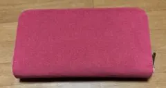 Maturi マトゥーリ　アルカンター製　ファスナー 長財布　ピンク