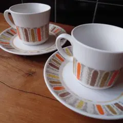 ビンテージNoritakeカップ・ソーサー 2個セット