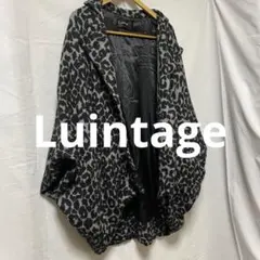 Luintage ルインテージ＊レオパード ヒョウ柄 ドルマンコート アウター