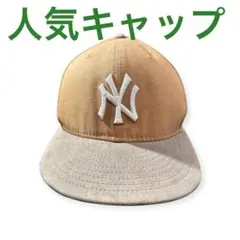 NEW ERA ニューヨークヤンキース キャップ ベージュ ブラウン