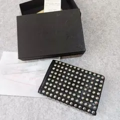 UNDERCOVER ピラミッドスタッズ レザーキーホルダー 外箱・タグ付き