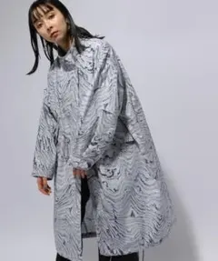 HARE 総柄　モッズコート　オーバーサイズ