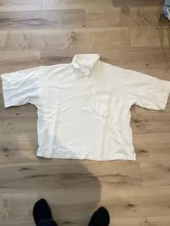 ムジラボ ホワイト ポロシャツ S-M