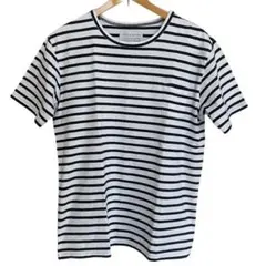 アーバンリサーチドアーズFORK & SPOON ボーダーTシャツ 白×黒のサムネイル