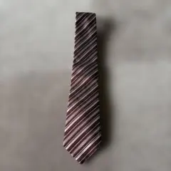 MEN'S MELROSE ネクタイ ボルドー系 ストライプ柄