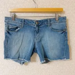 PAIGE ペイジ デニムショートパンツ ブルー 27 カットオフ ジミージミー