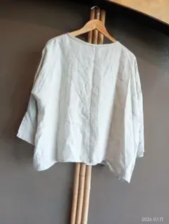 fog linen work リネン100%ブラウスのサムネイル