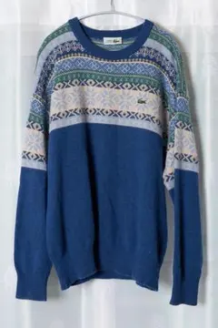 Lacoste フェアアイル柄セーター　サイズ4