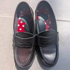 HARUTA 23cm Disney ハルタ ディズニー ダークブラウン 通学