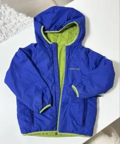 mont-bell リバーシブルダウンコート　青　緑