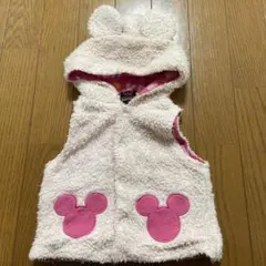 BABYDOLL フード付きベスト 80cm