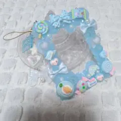 硬質ケース　硬質ケースデコ　ホイップデコ　推し活　B8サイズ　天使界隈　地雷系