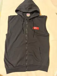 【新品】NESTA BRAND ノースリーブ ジップアップ パーカー ブラックMのサムネイル