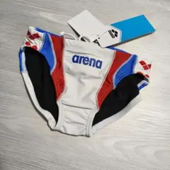 SSサイズ メンズ 競泳水着 アリーナ arena 競パン フルダルUV 白赤青