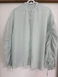 earth music & ecology ミント 長袖シャツ Fサイズ