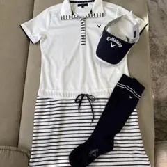 キャロウェイ ワンピース　L　サンバイザー　ソックス　３点セットアップ