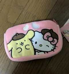 ポムポムプリン 30周年 マルチティッシュケース しまむら ハローキティ コラボ