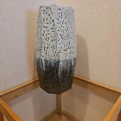 萩焼　八角形の陶器花瓶 　未使用品のサムネイル