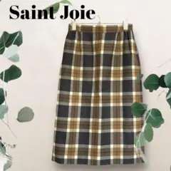【Saint Joie】ナイガイ 美品 ロングタイトスカート 毛100%のサムネイル