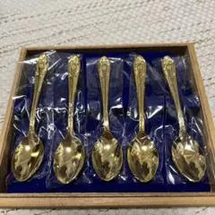 金メッキスプーン 5本セットのサムネイル