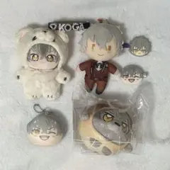 大神晃牙 いつぬい 丸パンマスコット ぬいぐるみ4点セット+α