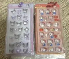 サンリオボンボンドロップミニチュアチャーム　キーホルダー　ガチャ　キティ　クロミ