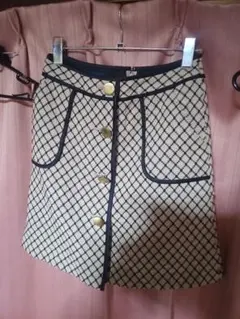 ROPÉ チェック柄タイトスカート 7号