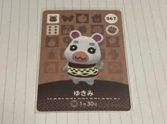 あつ森　amiiboカード　ゆきみ