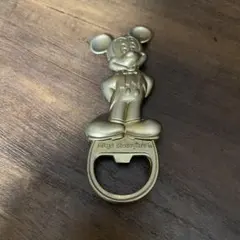 【希少】東京ディズニーランド 初期 レトロ ミッキーマウス 栓抜き 金属製のサムネイル