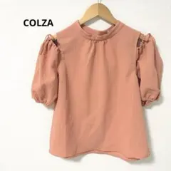【新品タグ付き】ハニーズ COLZA 肩あきブラウス M リボン ピンクのサムネイル
