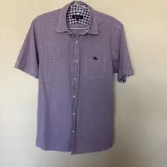 BURBERRY BLACK LABEL チェックシャツ 半袖のサムネイル