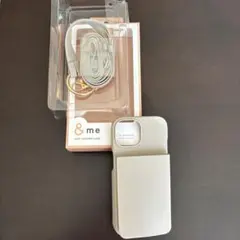 iPhone15ケース　レザーカバー　ショルダーストラップ付き