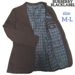 【極美品】BURBERRY BLACKLABEL テーラードジャケット L 茶色