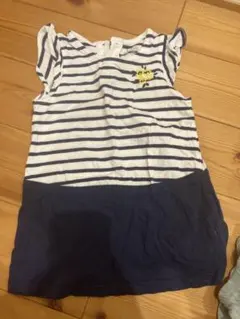 サイズ違いあり。babyGap ボーダーワンピース 12-18ヶ月