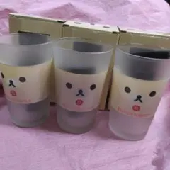 コリラックマ　可愛いグラス3個セット