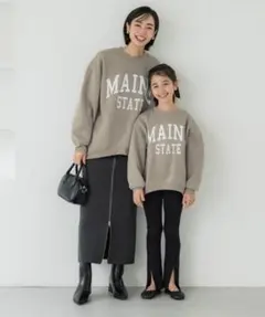 コカ　親子お揃い裏起毛プリントロゴスウェット　２枚セット