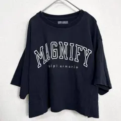 repipi armario クロップド丈Tシャツ 黒 サイズL　C194