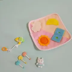 赤ちゃん小物セット　シルバニアファミリーパーツ付属品まとめ売り　おもちゃ