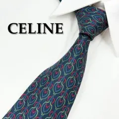 ✨未使用クラス✨セリーヌ　全面ロゴ　トリオンフ　総柄　ネクタイ ✨未使用級✨セリーヌ 全面ロゴ トリオンフ 総柄 ネクタイ