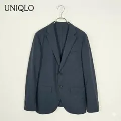 UNIQLO ユニクロ スリムフィット テーラードジャケット ネイビー L