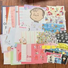 SNOOPY バラメモ20枚+マステフレークシール50枚 セットのサムネイル